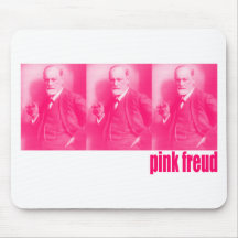 Freud rose tapis de souris