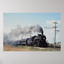 Frisco 2-10-0, no. 1630, musée de chemin de fer de posters