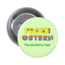 Frohe Ostern Badge
