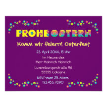 Frohe Ostern Bristol Personnalisé