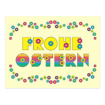 Frohe Ostern Carte Postale