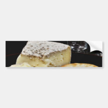 Fromage et biscuits de brie autocollants pour voiture