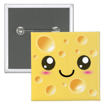 Fromage heureux mignon de Kawaii Badges Avec Agrafe