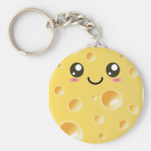 Fromage heureux mignon de Kawaii Porte-clés