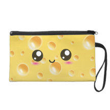 Fromage heureux mignon de Kawaii Sac À Main Avec Dragonne