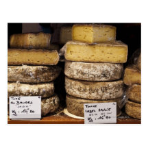fromages français régionaux d'artisan carte postale