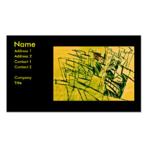 FRONCEMENT DE SOURCILS CROISÉ MODÈLE DE CARTE DE VISITE