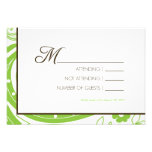 Frontière de Paisley - carte de RSVP Faire-part Personnalisables