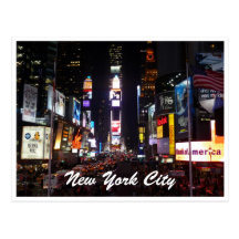 frontière de Times Square Cartes Postales