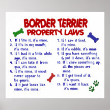 FRONTIÈRE TERRIER PL2 AFFICHE
