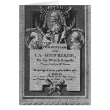 Frontispice du commentaire carte