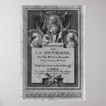 Frontispice du commentaire posters