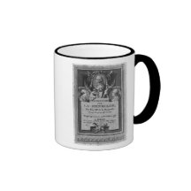 Frontispice du commentaire tasse à café