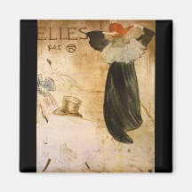 Frontispice par Toulouse-Lautrec Aimant Pour Réfrigérateur