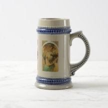 Fruit de ~ d'Alphonse Mucha (1897) Mug À Café