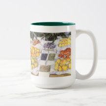 Fruit montré sur un tenir prêt Gustave Caillebotte Mugs À Café