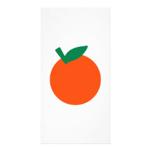 Fruit orange photocarte customisée