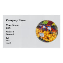 Fruit Stand Hoboken NJ Business Card