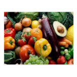 FRUITS ET LÉGUMES CARTES POSTALES