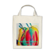 Fruits et sac végétarien