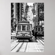 FUNICULAIRE À SAN FRANCISCO POSTERS