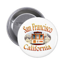 Funiculaire de San Francisco la Californie Pin's Avec Agrafe