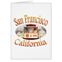 Funiculaire de San Francisco la Californie Cartes De Vœux