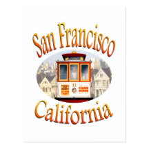 Funiculaire de San Francisco la Californie Cartes Postales