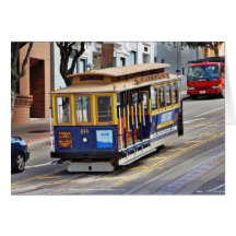 Funiculaires à San Francisco Carte De Vœux