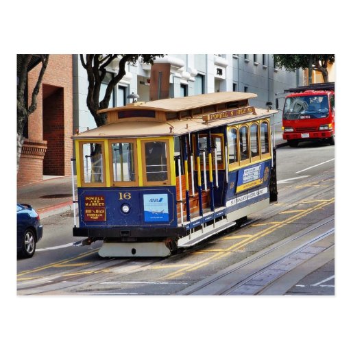 Funiculaires à San Francisco Carte Postale