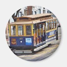 Funiculaires à San Francisco Magnets Pour Réfrigérateur