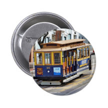 Funiculaires à San Francisco Pin's Avec Agrafe