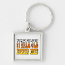 Funny 31st Birthdays : Worlds Greatest 31 Year Old Key Chains