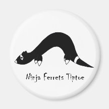 Furet Ninja Magnets Pour Réfrigérateur