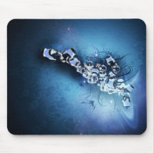 fureur bleue tapis de souris