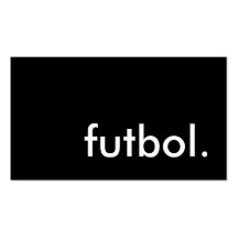 futbol. cartes de visite personnelles