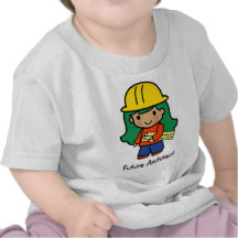 Futur architecte - fille t-shirt