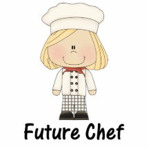 futur chef (fille) découpage en acrylique