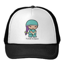 Futur chirurgien - fille casquette de camionneur