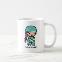 Futur chirurgien - fille tasses