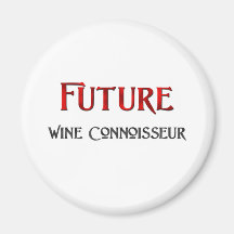 Futur connaisseur de vin magnets pour réfrigérateur