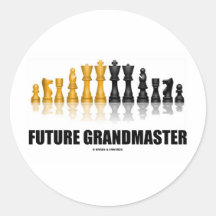 Futur grand maître (jeu d'échecs) autocollants