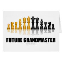 Futur grand maître (jeu d'échecs) cartes de vœux