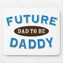 Futur papa - papa à être tapis de souris