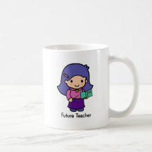 Futur professeur - fille tasse