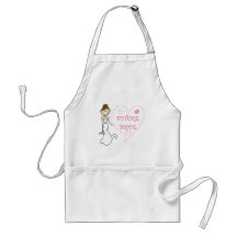 Futurs T-shirts et cadeaux de jeune mariée de brun Tablier