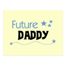 Futurs T-shirts et cadeaux de papa Carte Postale
