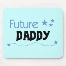 Futurs T-shirts et cadeaux de papa Tapis De Souris