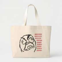 Fuuuu de fuuu de type de rage sac en toile