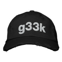 g33k casquette de baseball